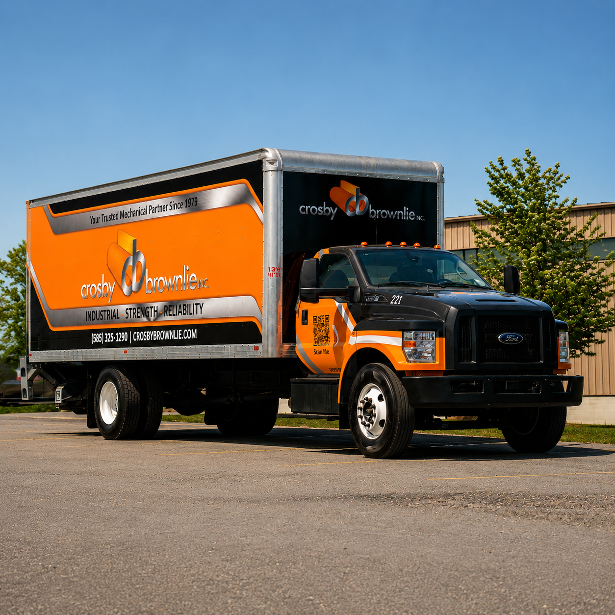 Crosby Brownlie commercial truck graphics