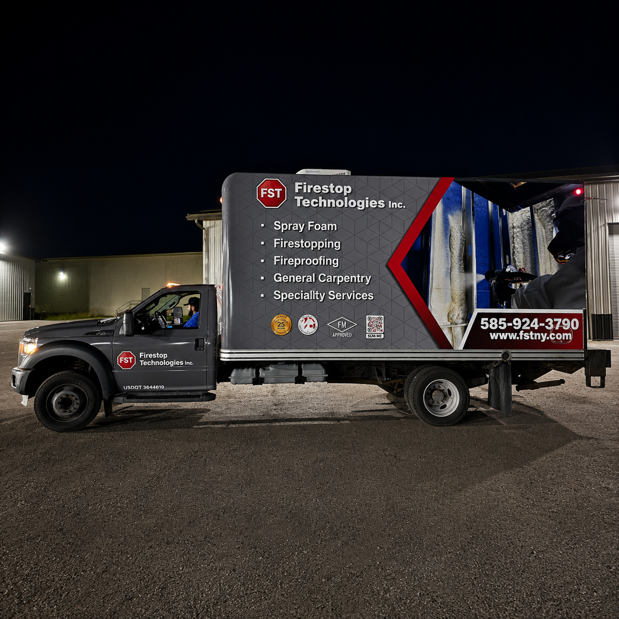 Firestop Technologies truck graphics